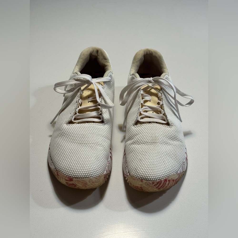 NOBULL Outwork Edge Unisex Strength Training Shoes M 9 / W 10.5 All Love White - Picture 5 of 9